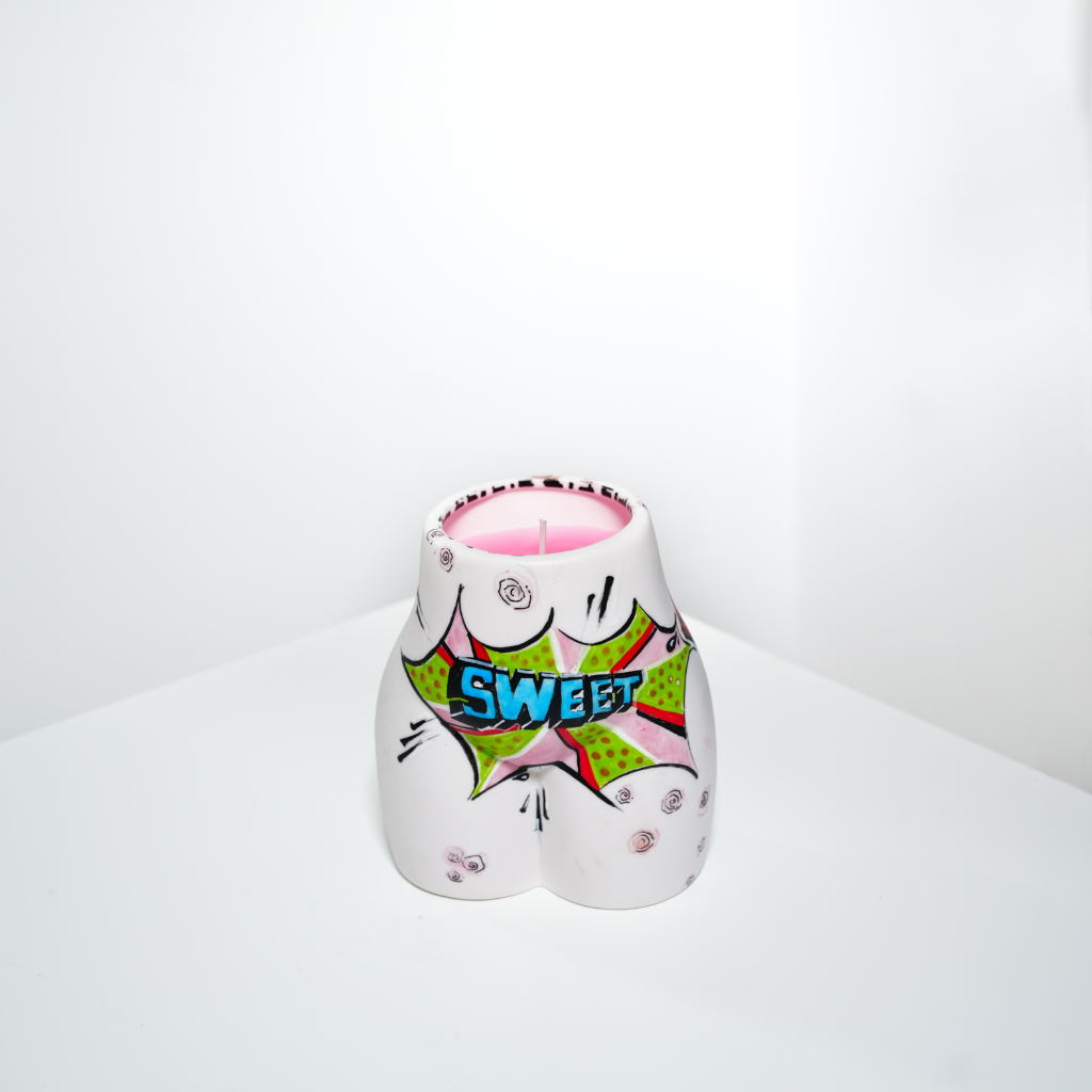 SO SWEET CERAMIC POP ART CANDLE