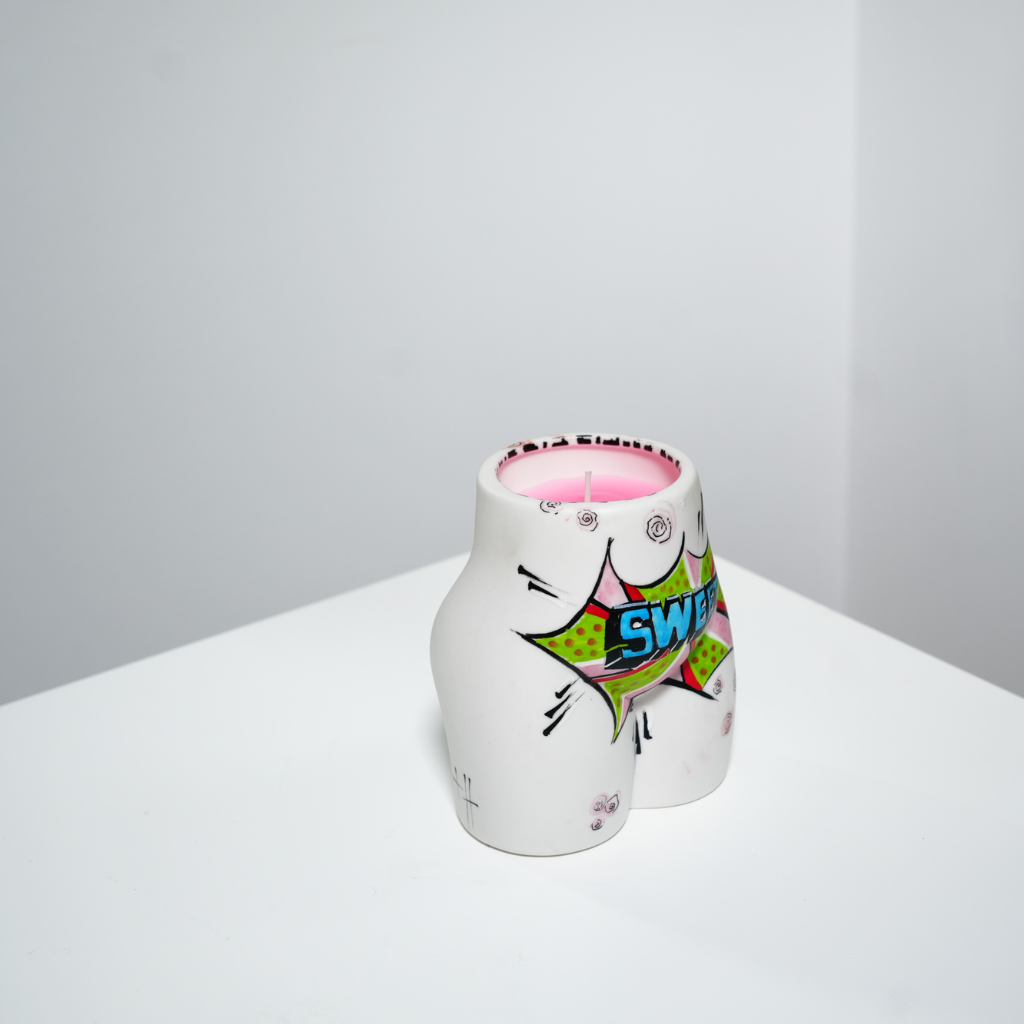 SO SWEET CERAMIC POP ART CANDLE