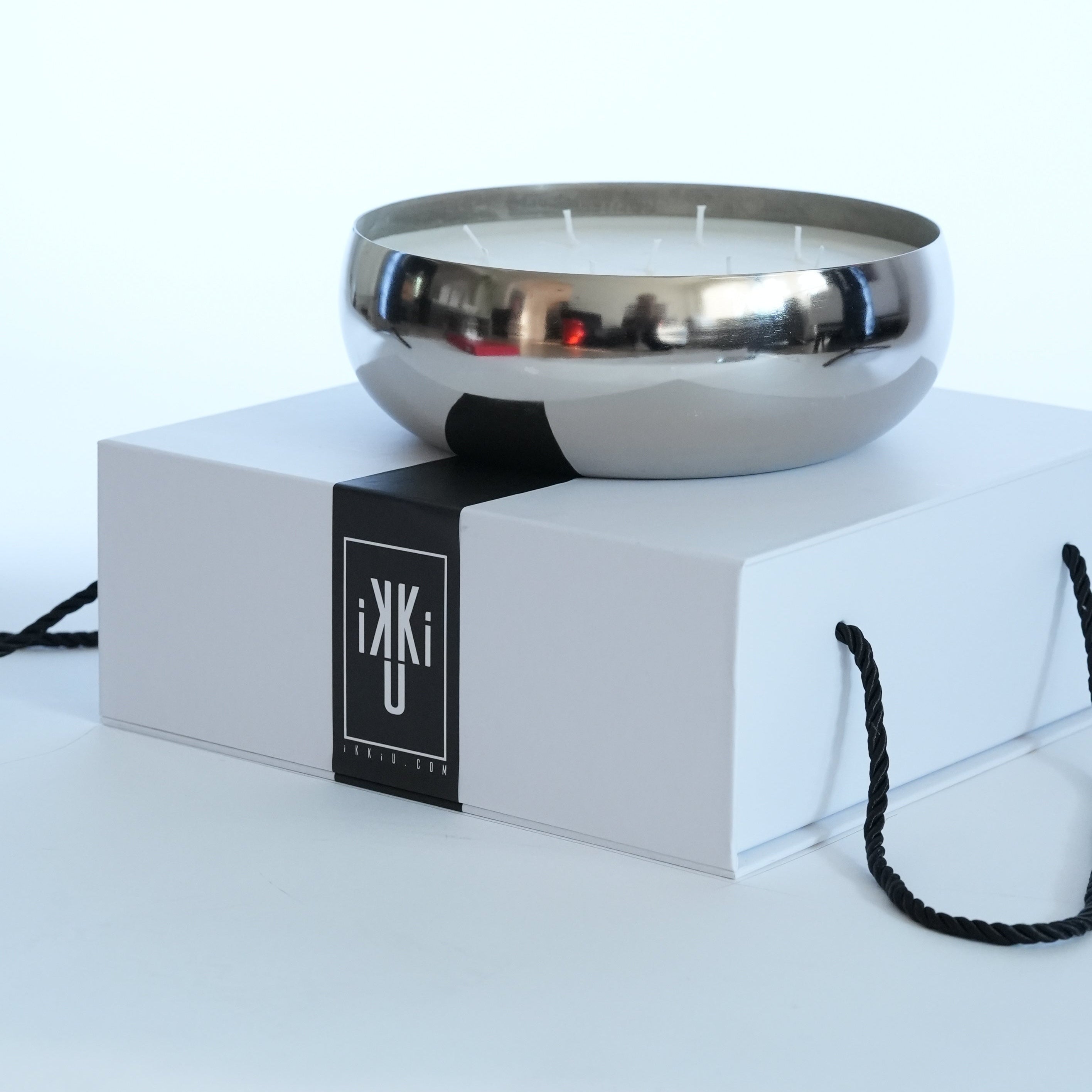 O9 CANDLE ARABIAN SILVER