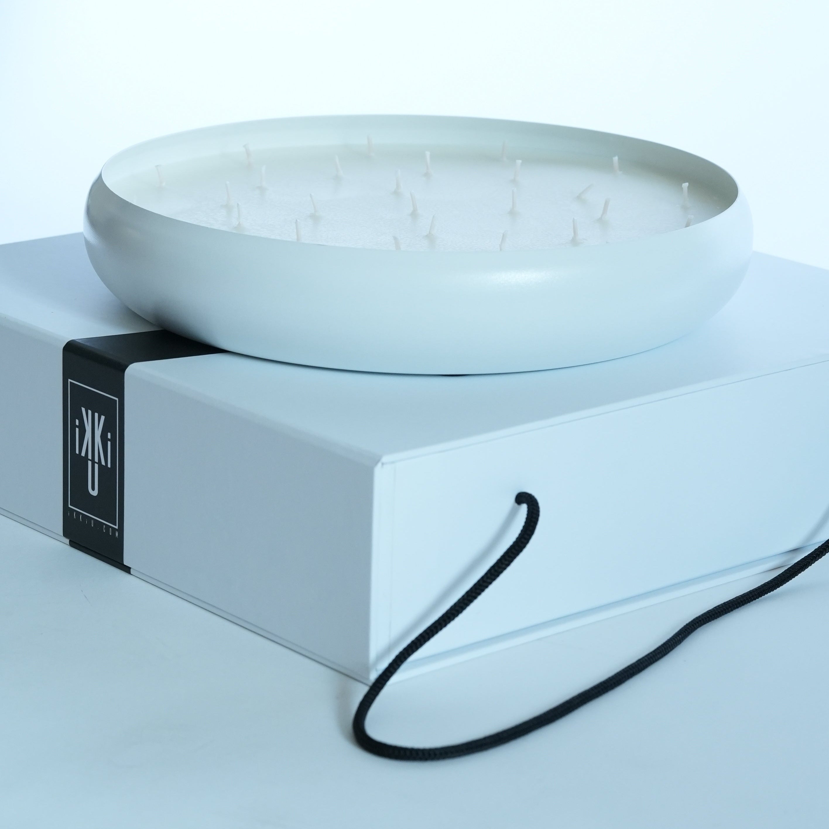 O29 CANDLE WHITE MIMOSA