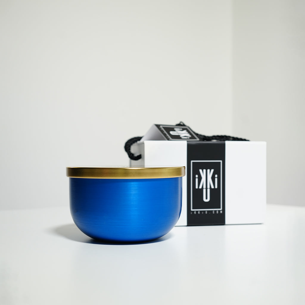 BLUE LEATHER CANDLE Ikkiu