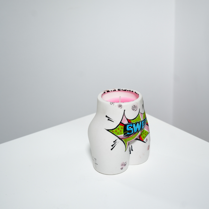 SO SWEET CERAMIC POP ART CANDLE